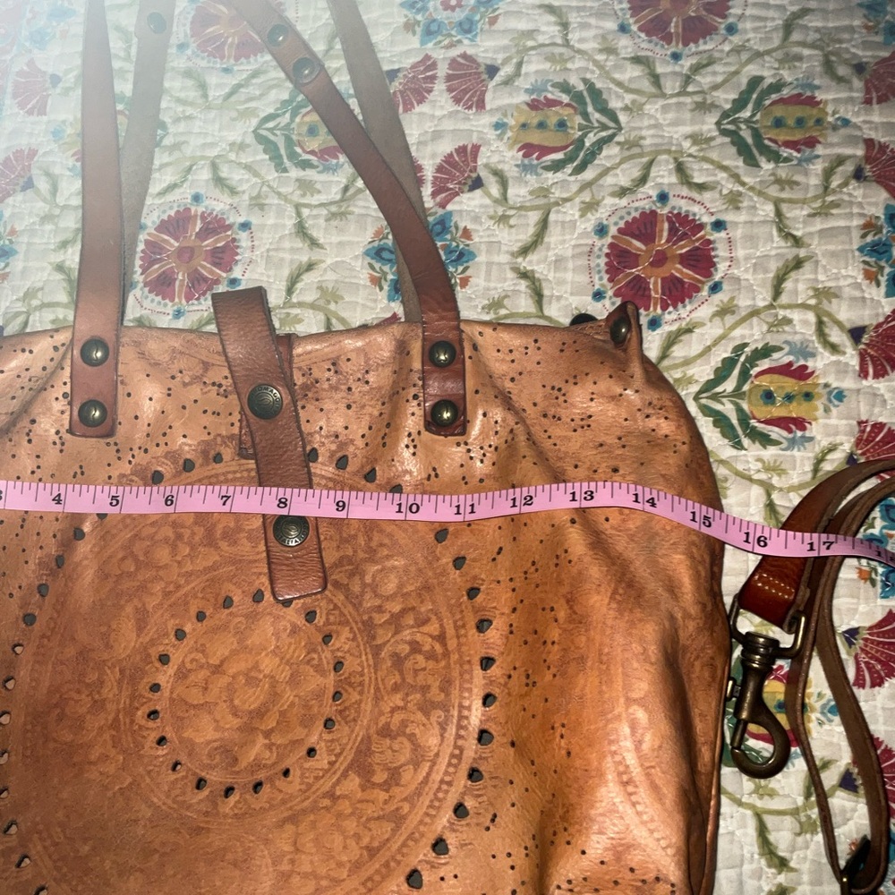 Campomaggi Brown Leather Tote with Vintage excellent condition - Picture 2 of 12